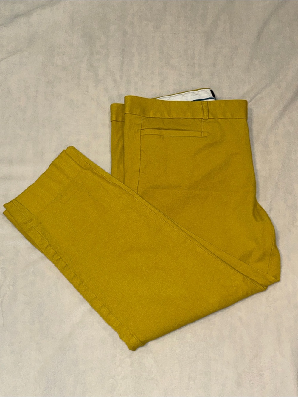 Banana Republic Sloan Pants in Mustard Yellow